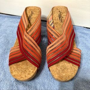 Lucky Brand Mesh Cross Wedges